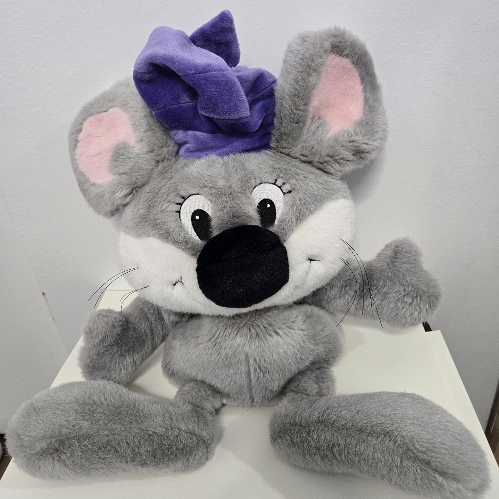 Abingdon Press Mouse Full Body Hand Puppet Plush 22"  Grey Stage Puppet